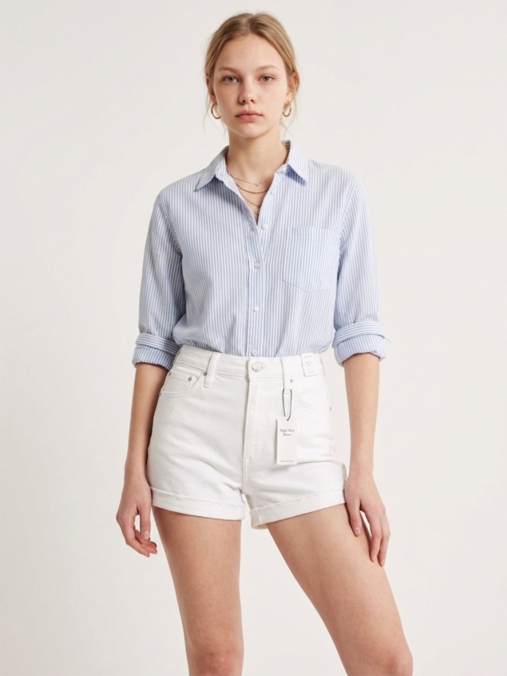 NWT Abercrombie & Fitch High Rise Short sz 27